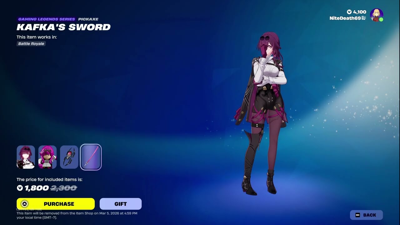New Honkai Star Rail Fortnite Item Shop 4/26/26