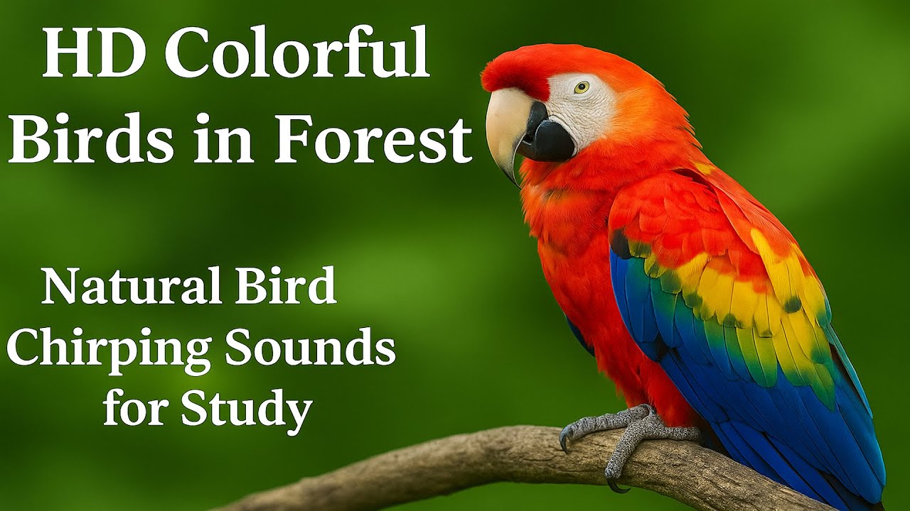 Beautiful Forest Bird Calls – Real Birdsong for Sleep, Focus & Relaxation