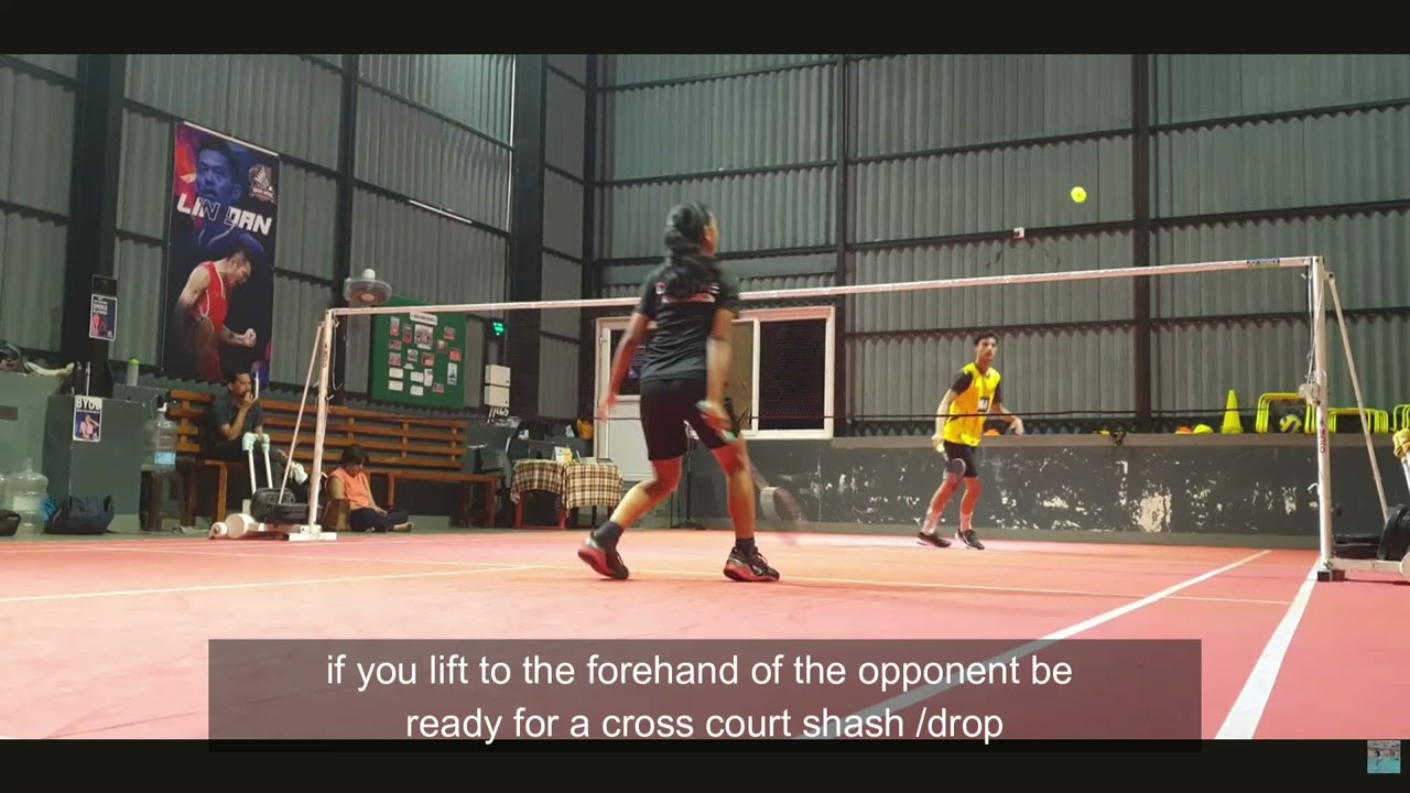 Do not lift to the forehand of the opponent.