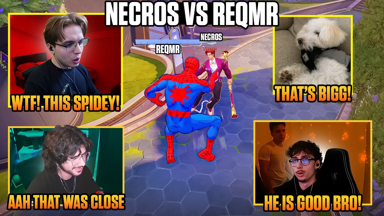 Когда Necros сталкивается с ЛУЧШИМ Человеком-пауком (ReqMR) в рейтинге High Elo!