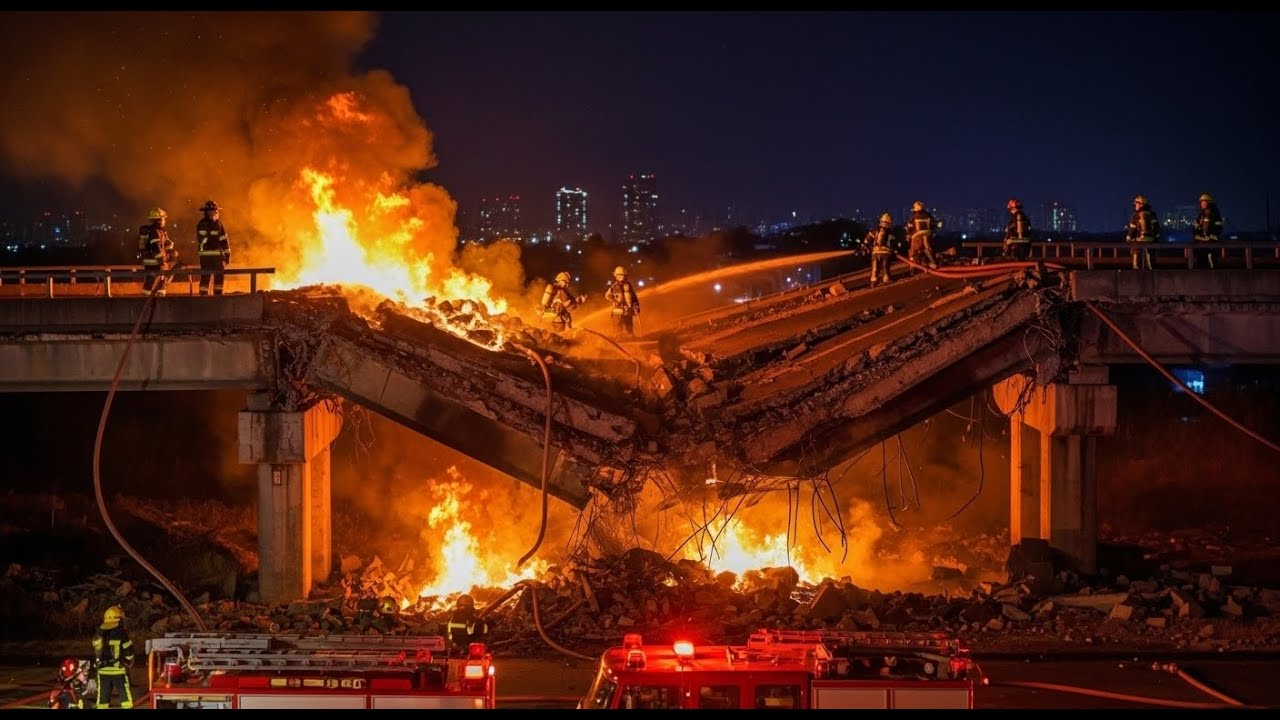 Israel Today‼️ Ashdod City Elevated Highway Bombarded by IRAN - LEBANON & IRAQ