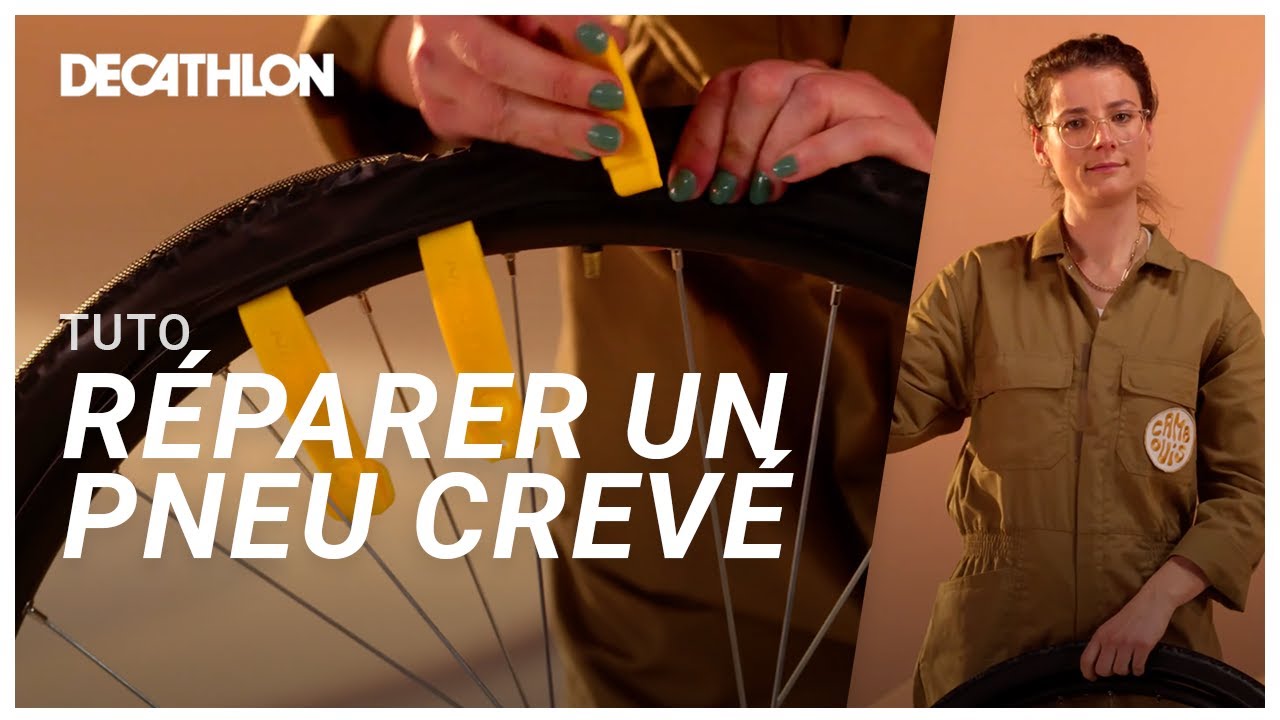 TUTO - Comment réparer un pneu crevé ? 🚲 I Decathlon