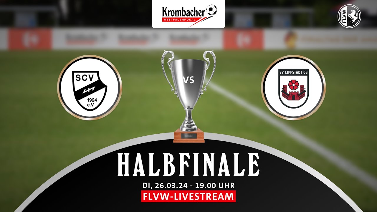 LIVE/Das zweite Halbfinale im Krombacher Westfalenpokal zwischen dem SC Verl und dem SV Lippstadt 08