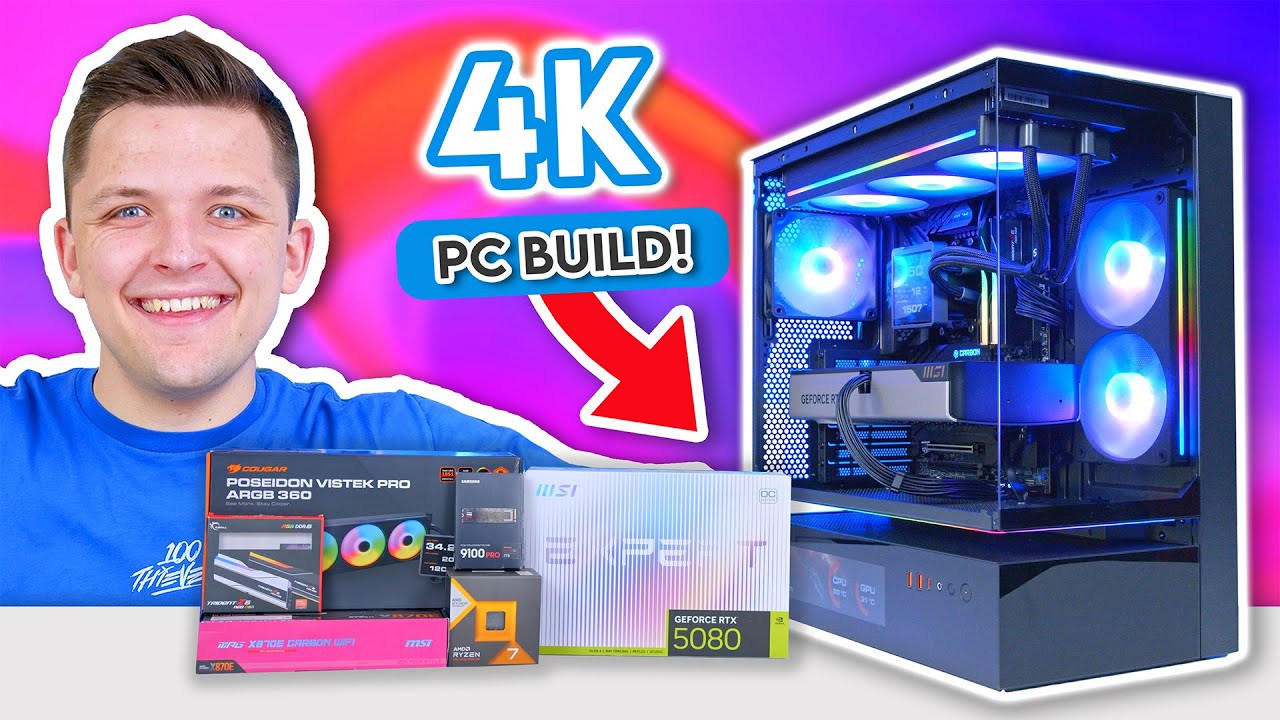 Сборка лучшего игрового ПК 4K 2025 года! 😍 [Полное руководство по сборке с тестами]
