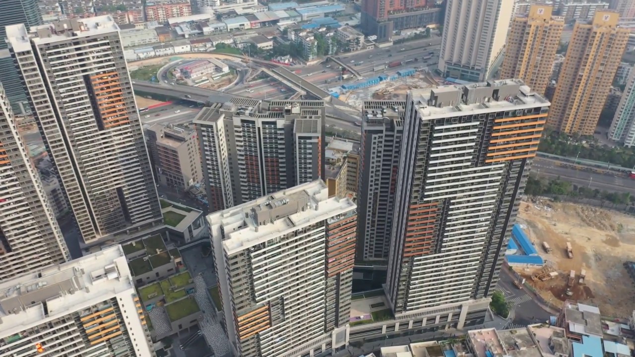 Shenzhen Construction Aerial Photography, Shenzhen Handshake Building_Shenzhen Travel Video