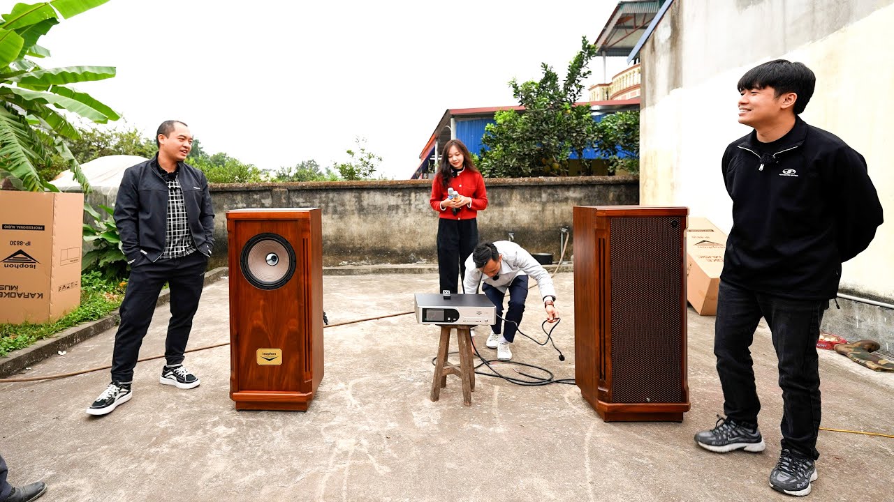 Giao loa ISOPHON IP-8830 cho anh Tập ở Phú Bình, Thái Nguyên