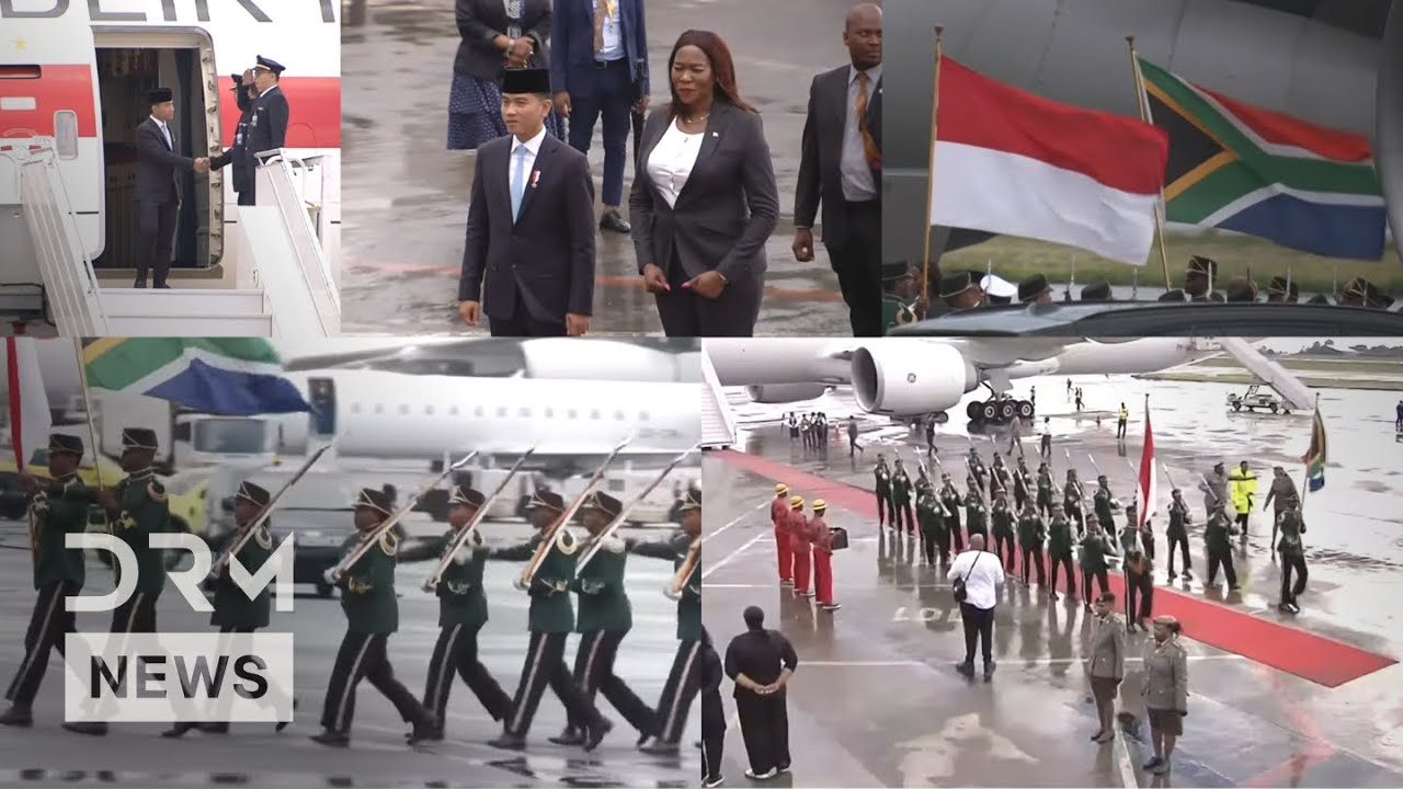 GRAND WELCOME: SA Rolls Out Red Carpet With Military Honors for Indonesian VP's G20 Arrival | AC1N