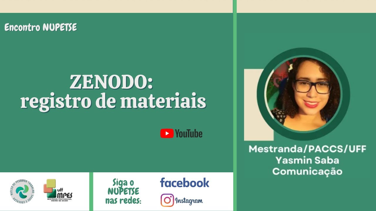 ZENODO: registro de materiais!