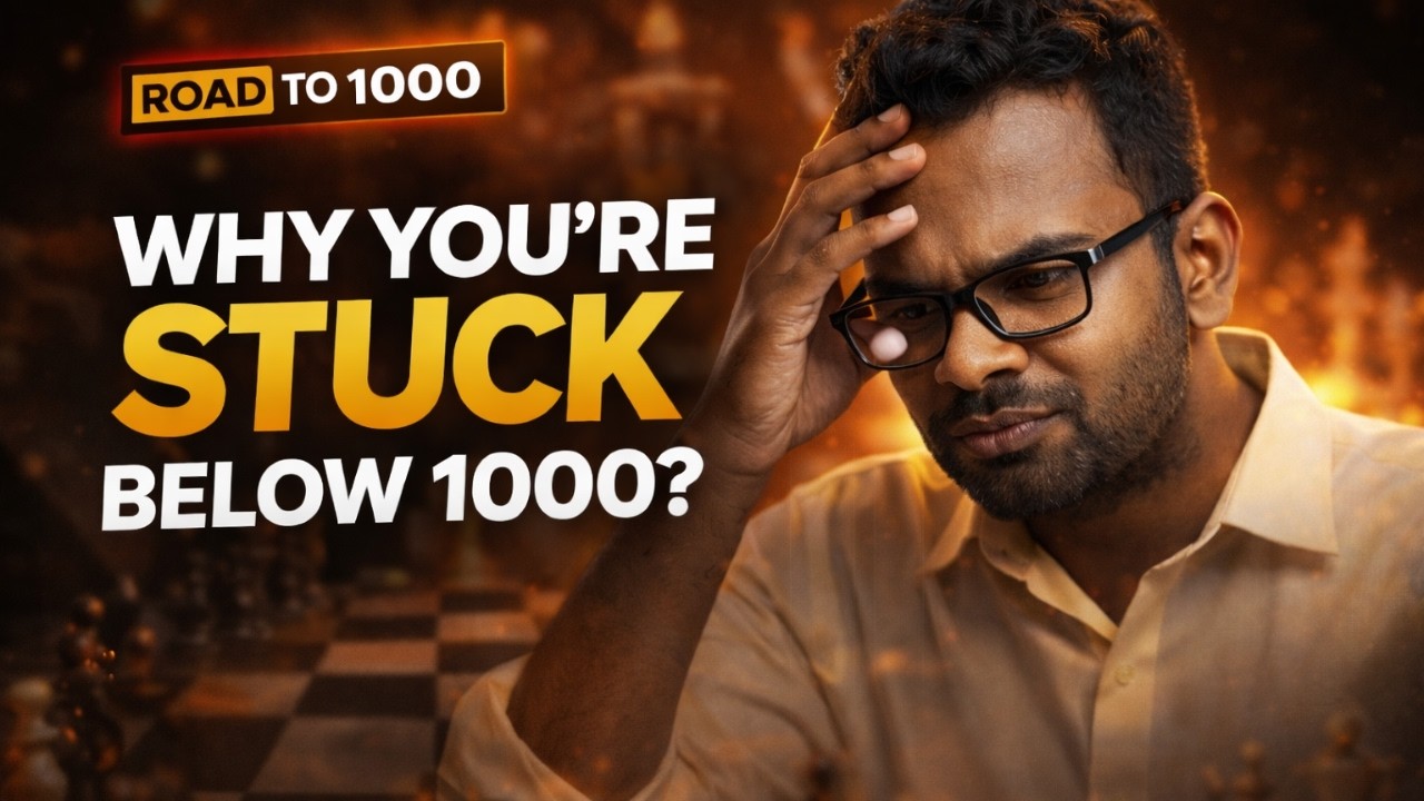 Brilliant Queen Sacrifice , How to Reach 1000 Elo in Chess Tamil Day 1,Tamil Chess Channel