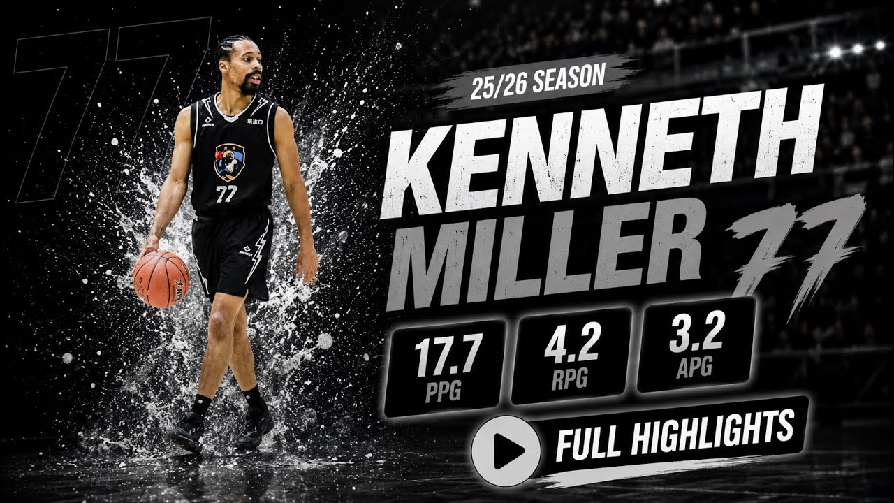 KJ MILLER NBL HIGHLIGHTS 2025/26