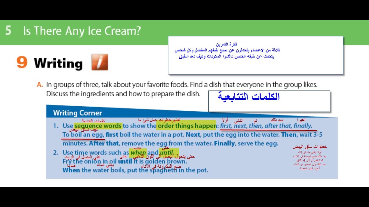 2nd grade Unit 5   writing   form + meaning + بشكل كافي + جدا للمعدود وغيرها page 46   SG3