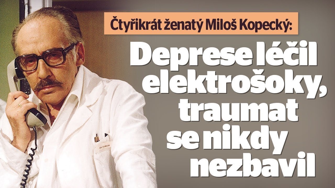 Milo&scaron; Kopeck&yacute;: Deprese z viny za smrt m&aacute;my? A z&aacute;hada p&aacute;t&eacute; svatby!