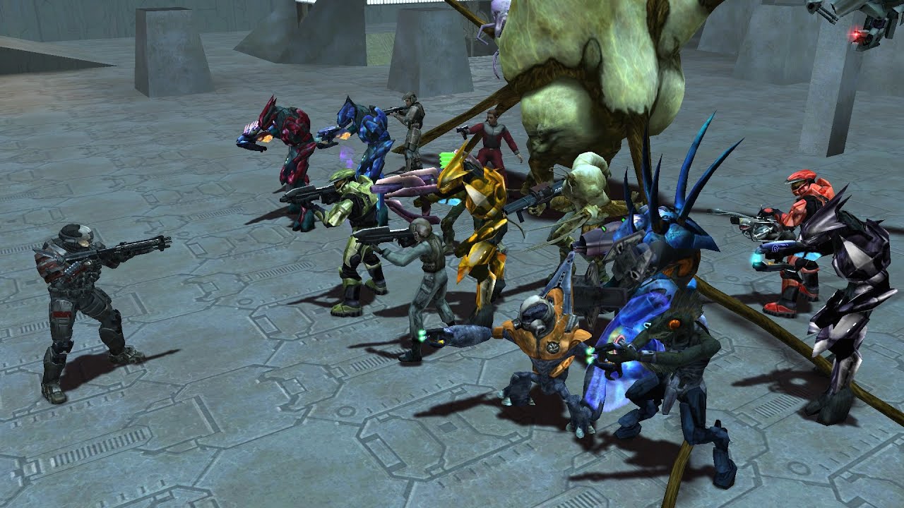 Halo Reach Emile VS. Halo 1 Characters
