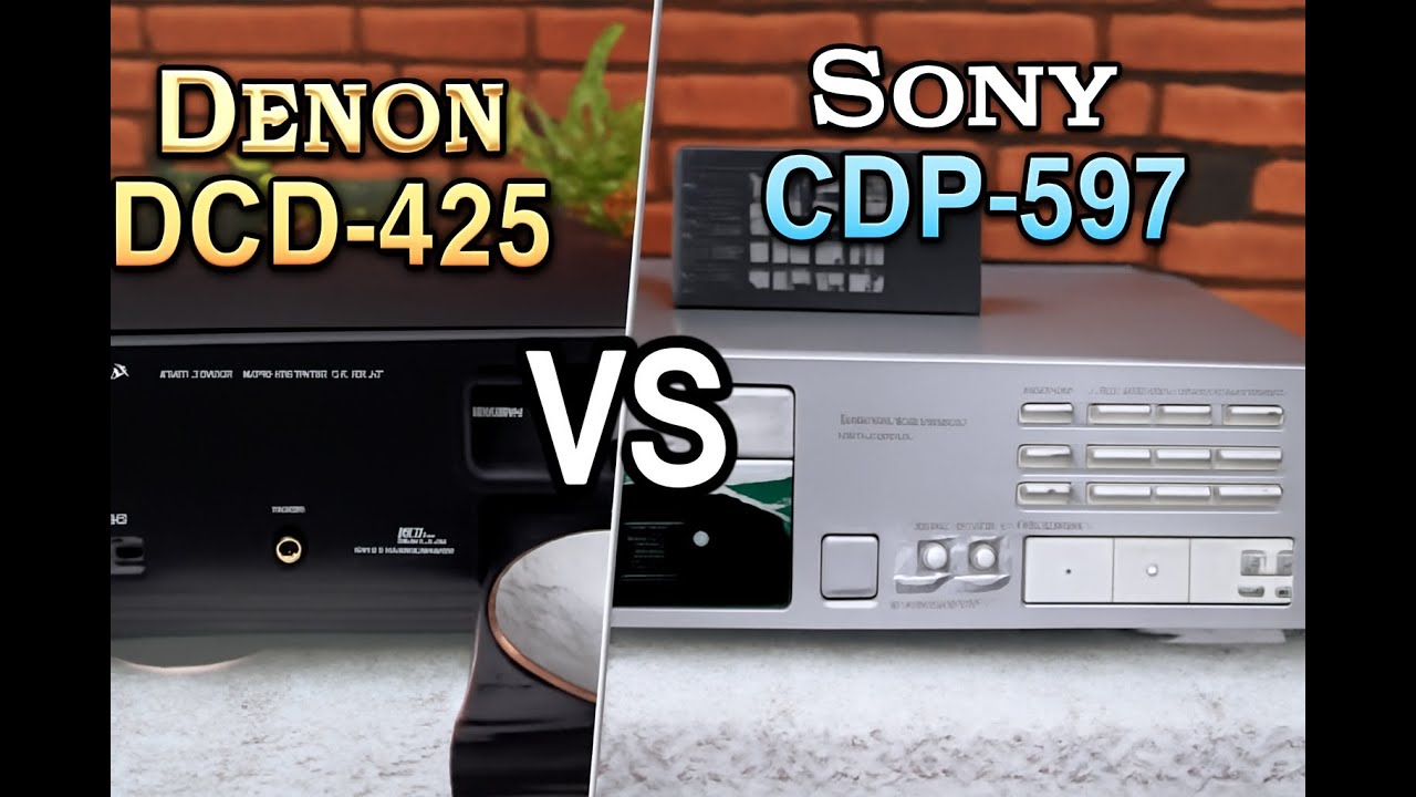 Classic CD Players Tested! Denon DCD-425 vs Sony CDP-597 on Pioneer VSX-D710S Amplifier