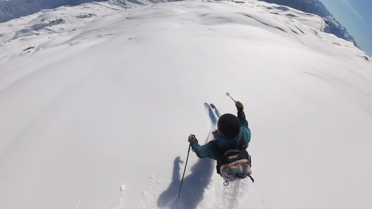 Champagne powder in La Rosière