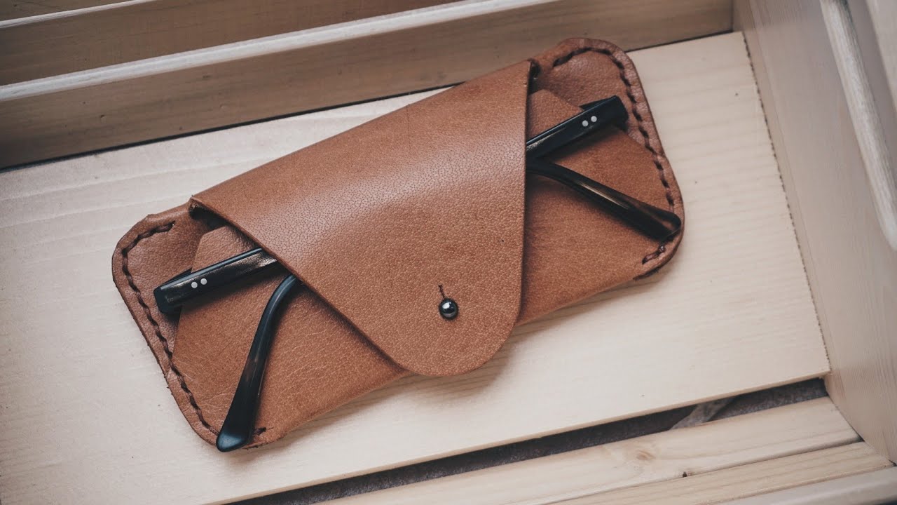 Making a Leather Glasses Case｜PDF pattern