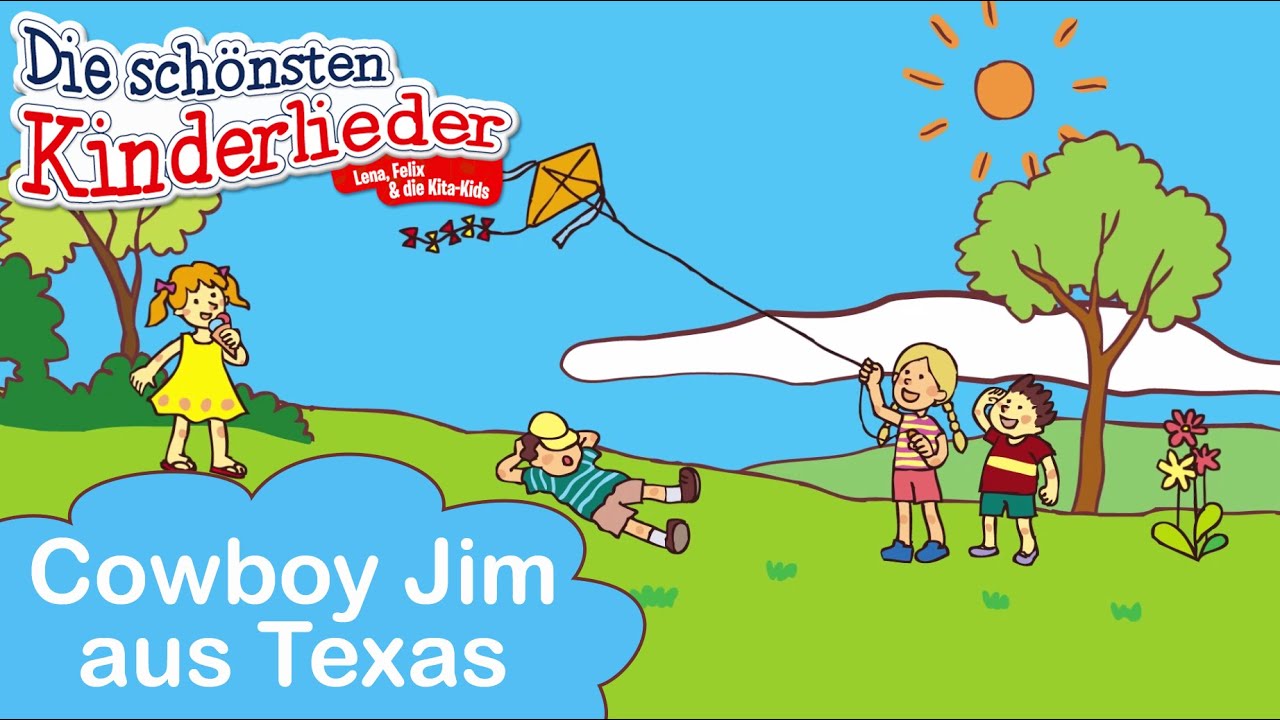 Cowboy Jim aus Texas | Kinderlied mit Text zum mitsingen
