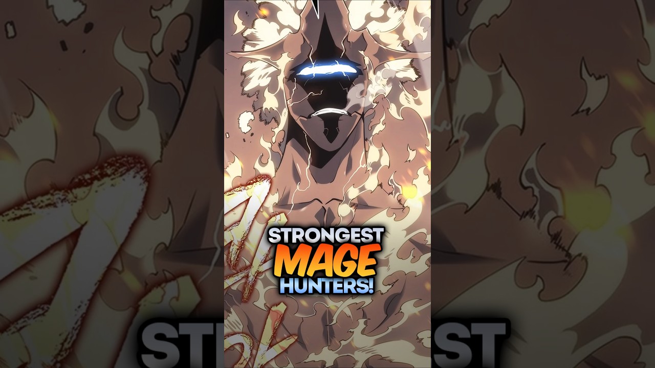 Top 5 Strongest Mage Class Hunters in Solo Leveling! #sololeveling