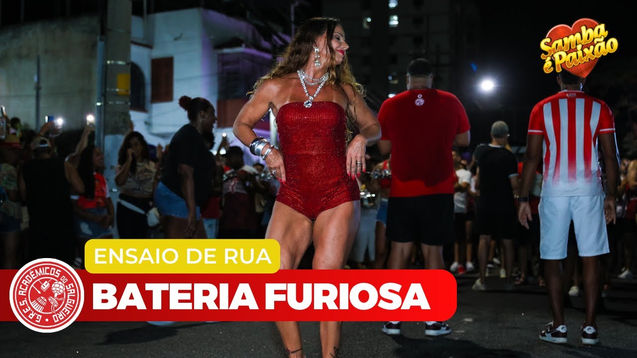 Esquenta Sapucaí | Bateria Furiosa do Salgueiro 2026 Ao Vivo (4K)