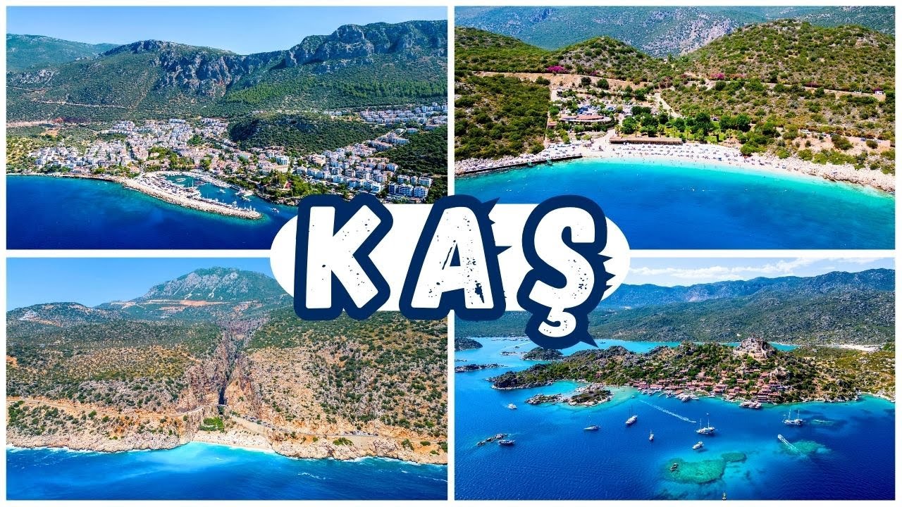 Kaş'ı Gökyüzünden Keşfedin - Kaş, Kalkan, Simena Kalesi Dron - Kaş Gezilecek Yerler - Kaş Turkey
