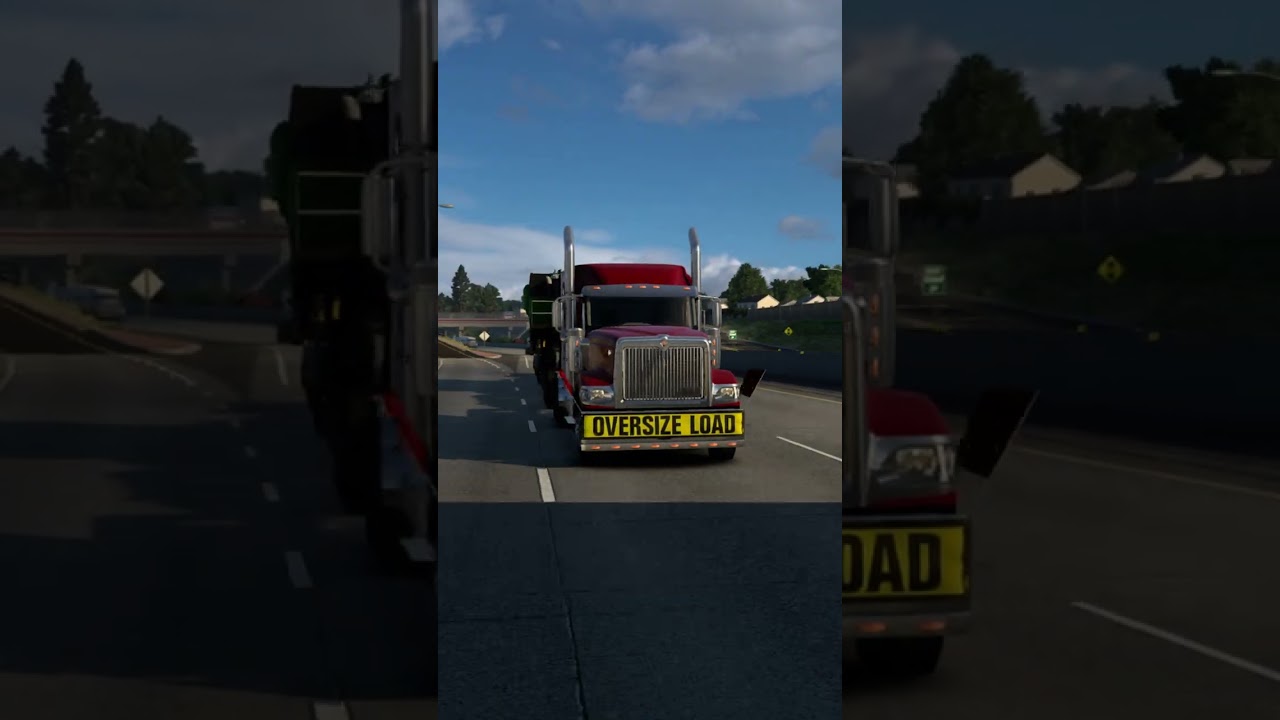 International 9900i Heavy Harvester Delivery | Fresno to Stockton | American Truck Simulator