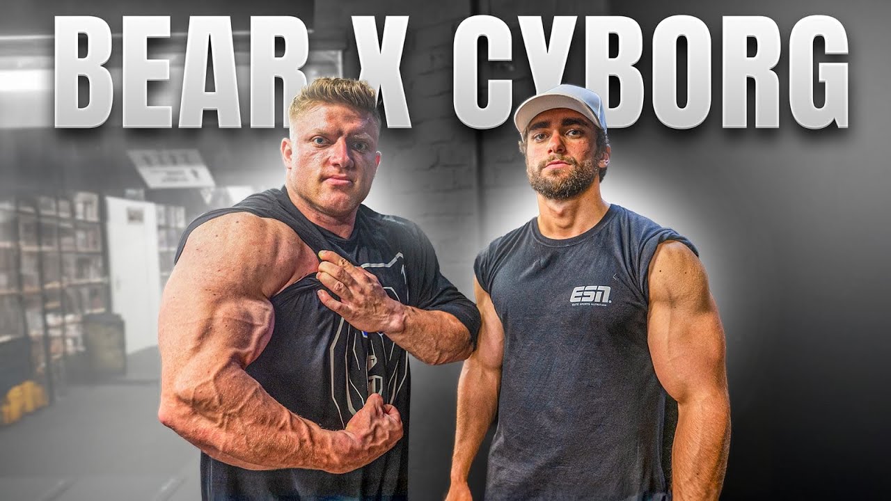 RÜCKEN/BIZEPS OHNE GNADE! 🤯 | Cybear Workout 🦾🐻 |  Arda Saatci