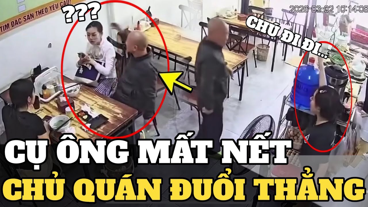 Cô chủ quán ĐUỔI THẲNG người đàn ông ĐỤNG CHẠM khách nữ khiến ai xem cũng KHEN NGỢI | Tin hôm nay