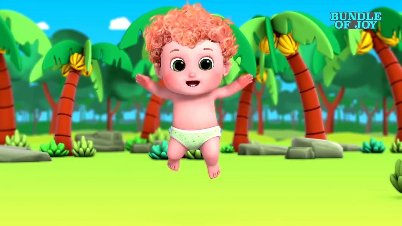 Five little monkeys  - educational nursery rhymes - ultra hd 4k rhymes for kids