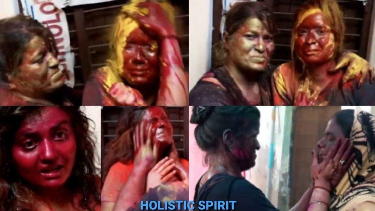 Devar Bhabhi Holi Putai | Nanad Bhabhi Holi | Pakka Green Colour Holi Putai | Pakka Red Rang Holi