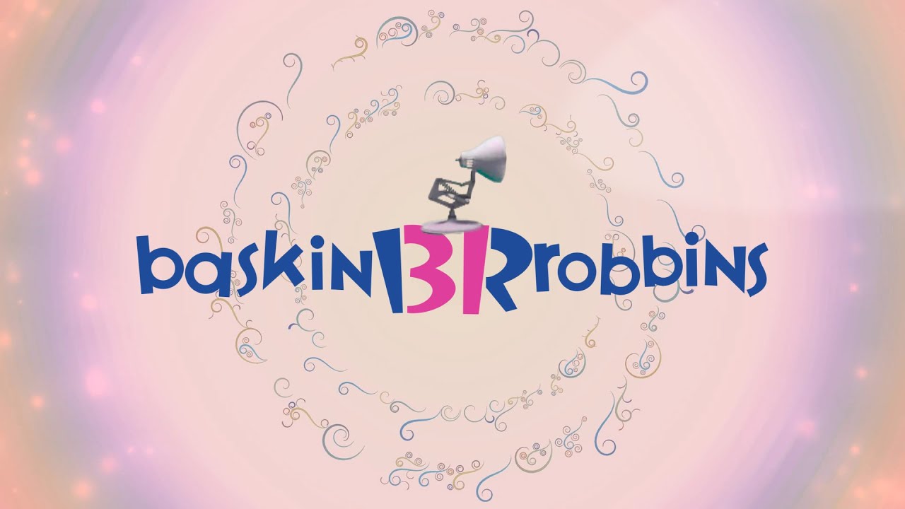 Baskin Robbins Logo Spoof Luxo Lamp