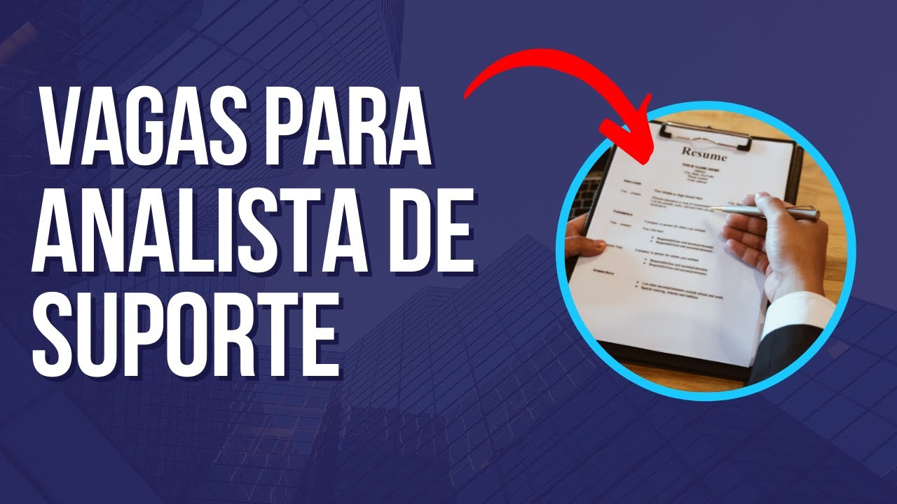 Vagas para analista de suporte, como encontrar?