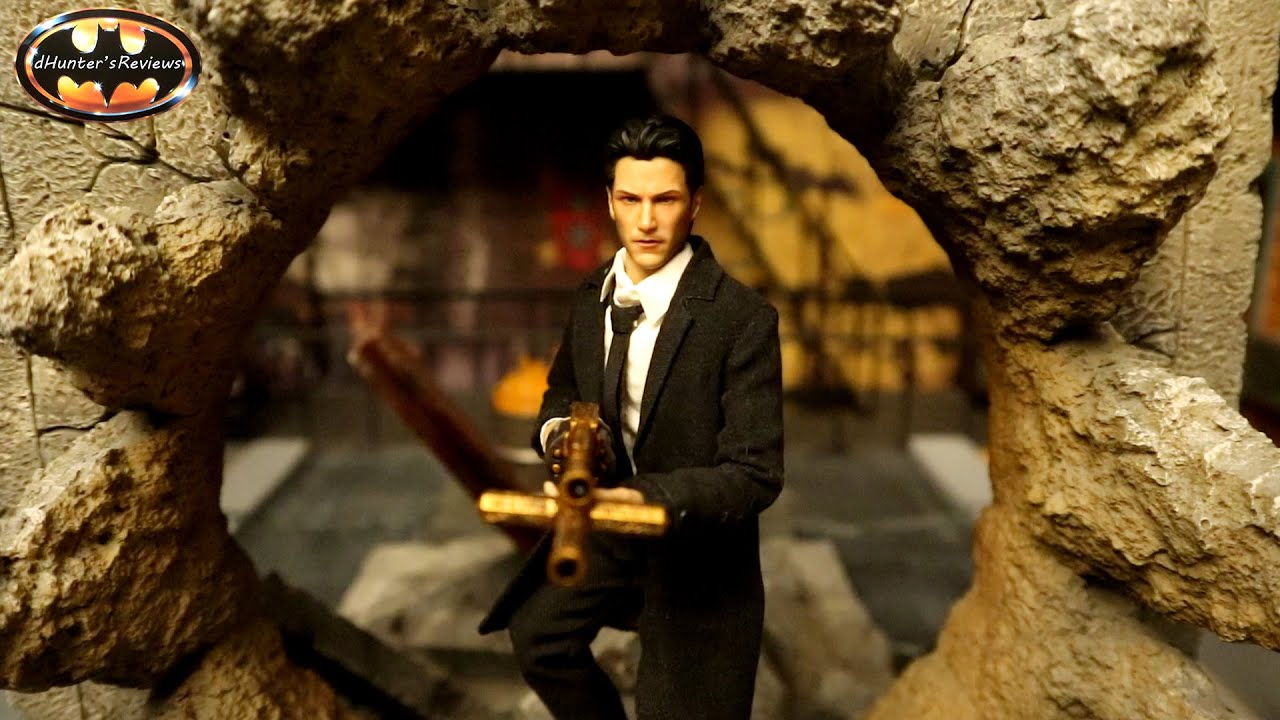 Aton Custom Constantine Keanu Reeves Mezco 1:12 Style Action Figure Review & Comparison
