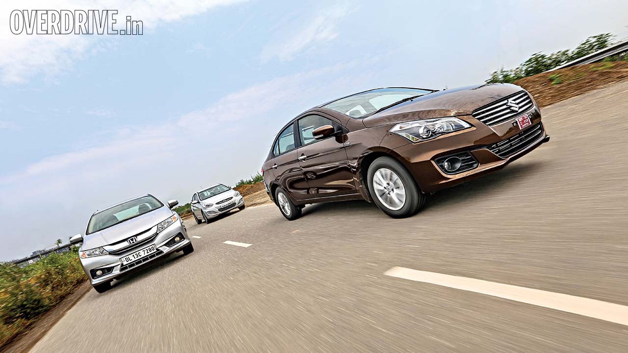 Maruti Suzuki Ciaz vs Honda City vs Hyundai Verna - Comparative Review