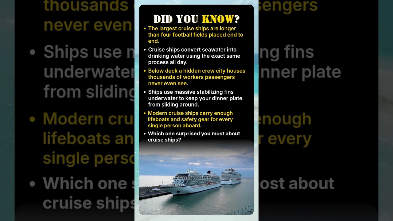 What Cruise Ships Hide Beneath the Passenger Decks