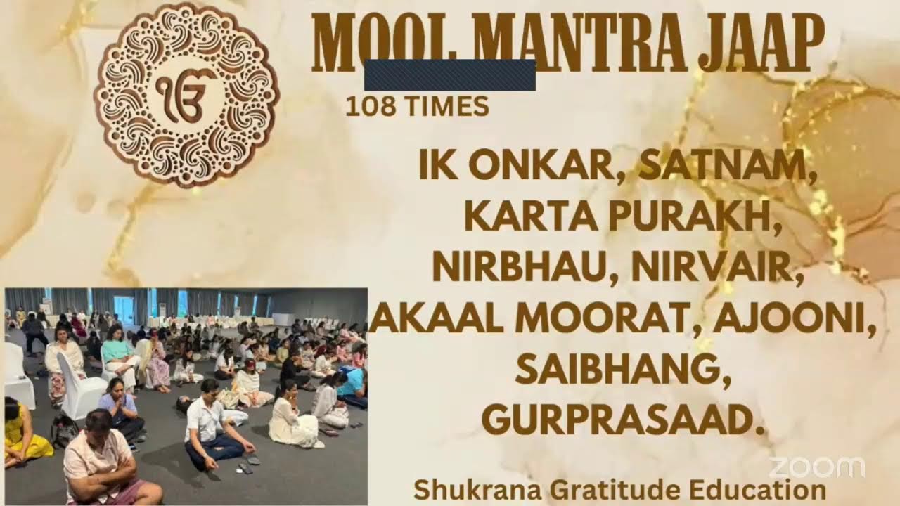 40 DAYS DEEP GRATITUDE PRACTICE SESSION WITH AASHMEEN MAM