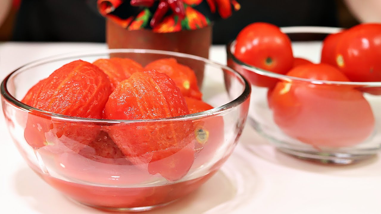 Easily Peel Tomatoes Without Hurting Your Hands: step by step guide