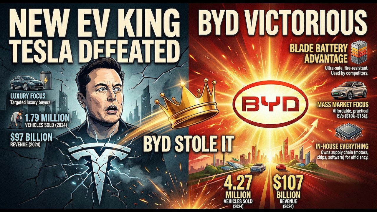 BYD Kill Tata & Mahindra? 🚗 Case Study | China's EV Giant | BYD Vs Tesla | Wang Chuanfu | Dee Brands