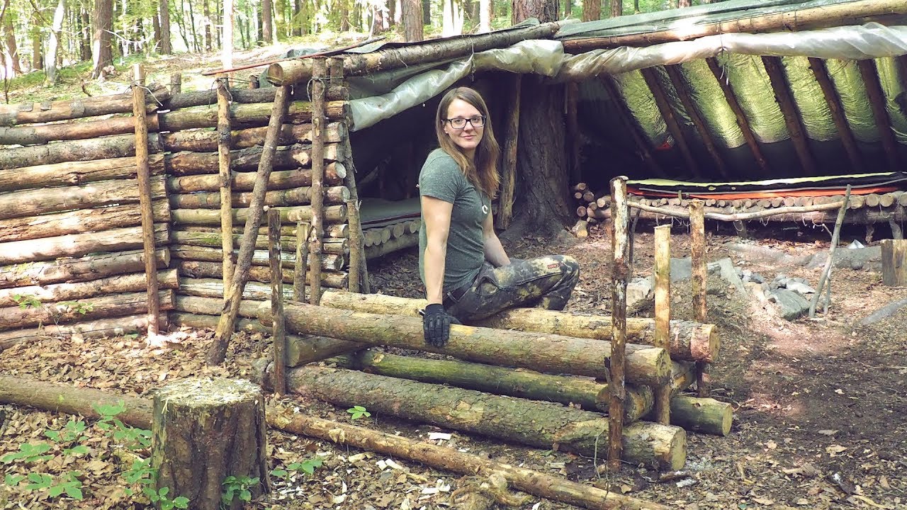 Building a couch for my secret camp in the woods