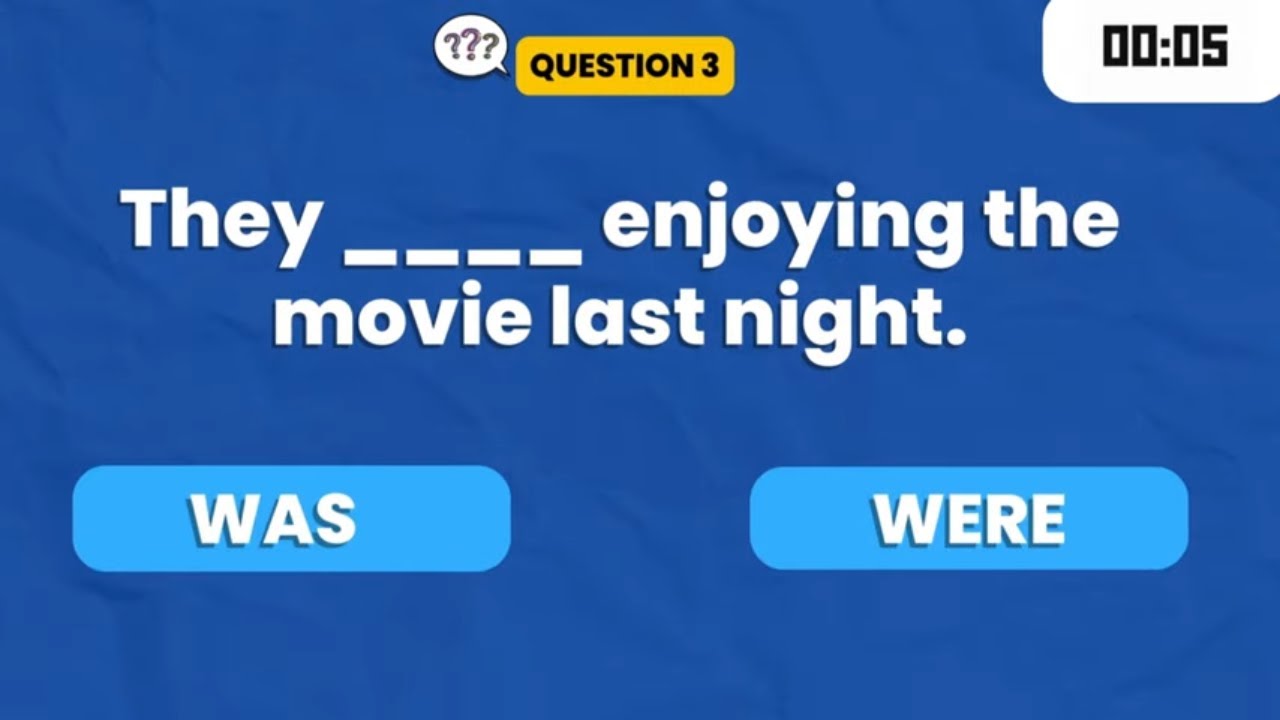 CAN YOU PASS this WAS WERE Quiz  90% CANNOT!  @englishlearningandreasoning