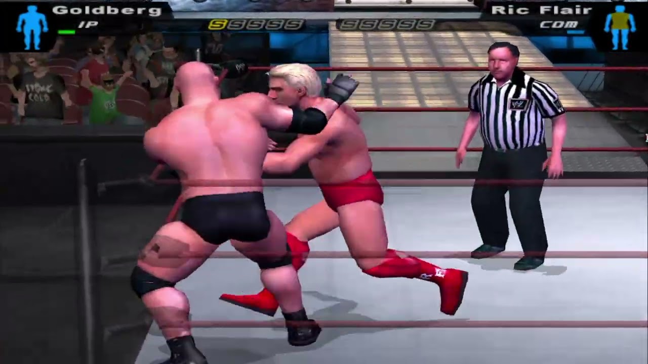 Goldberg vs Ric Flair – Who Wins This Brutal WWE Smackdown Here Comes the Pain HCTP - PS2?