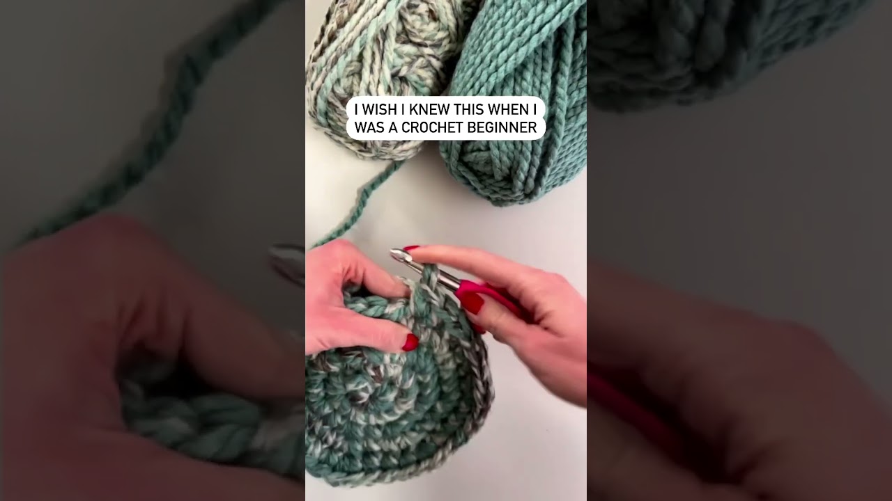 Pro Tip for crocheting baskets! 🧶 Wool-Ease&reg; Thick & Quick&reg; 🎥 by @dogwood.crochet on ig #crochet