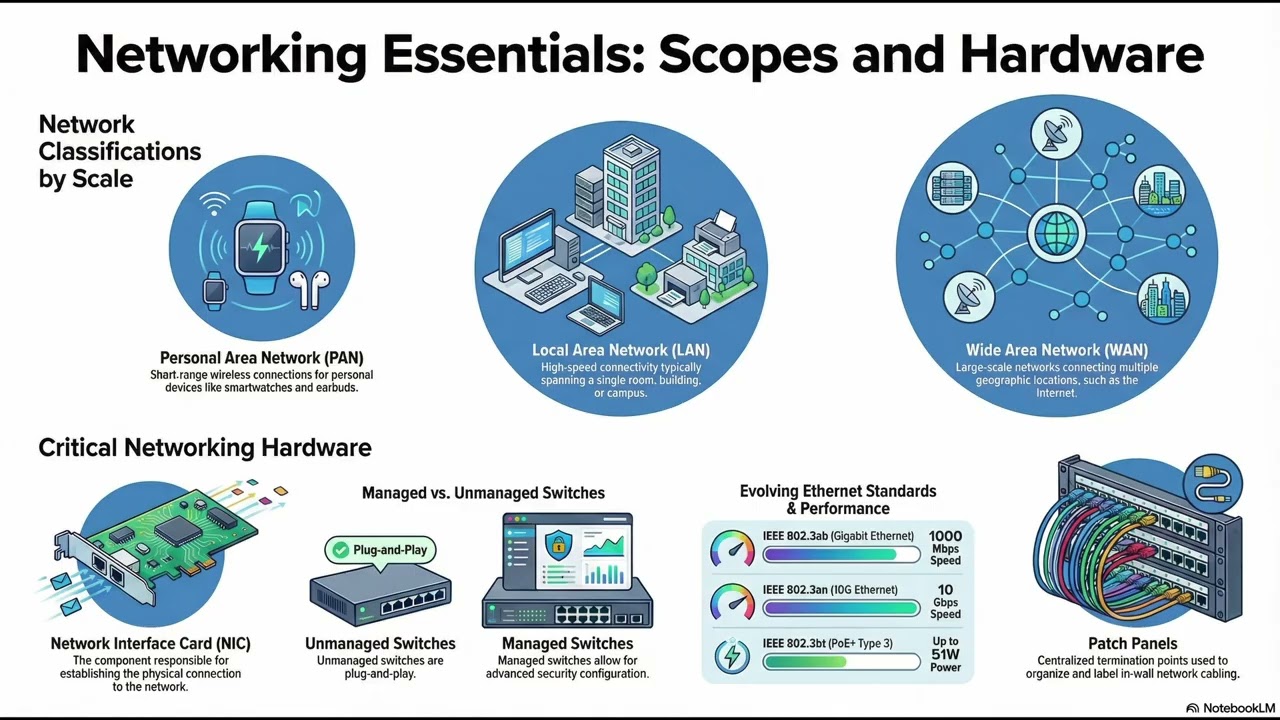 ITEC-1100 M5 - Comparing Local Networking Hardware A+ Core 1 & Core 2