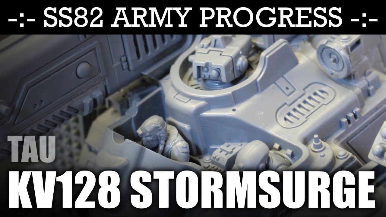 SS82 Army Progress Tau STORMSURGE Magnetizing! Unit Sneak Peek! | HD