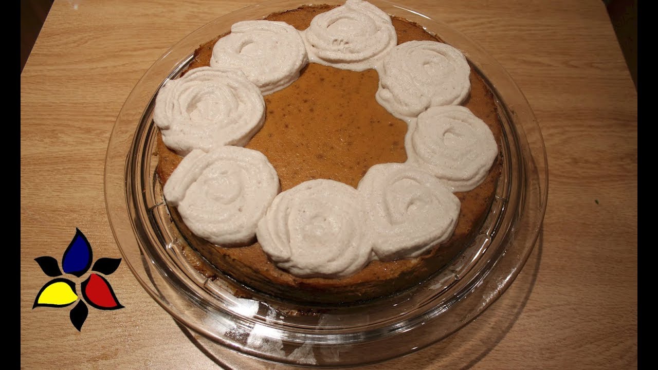 Pumpkin Pie with Cinnamon Cream (keto, sugar free, gluten free)
