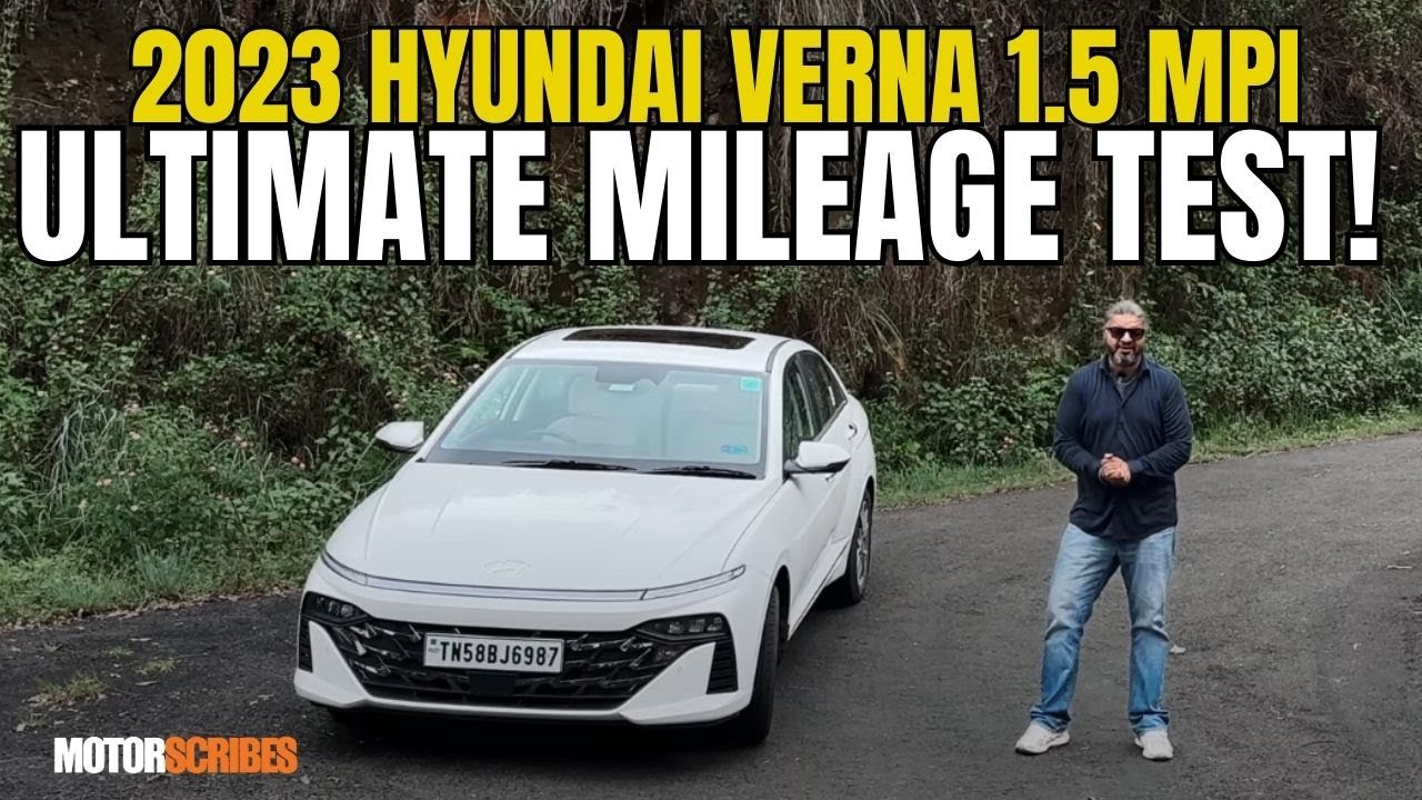 2023 Hyundai Verna 1.5 MPI Mileage Test