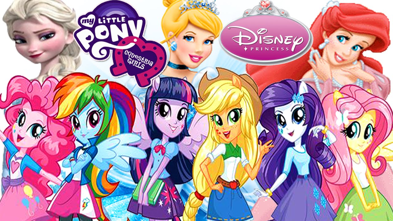 💫 Equestria Girls & Disney Princess Fashion Show Game