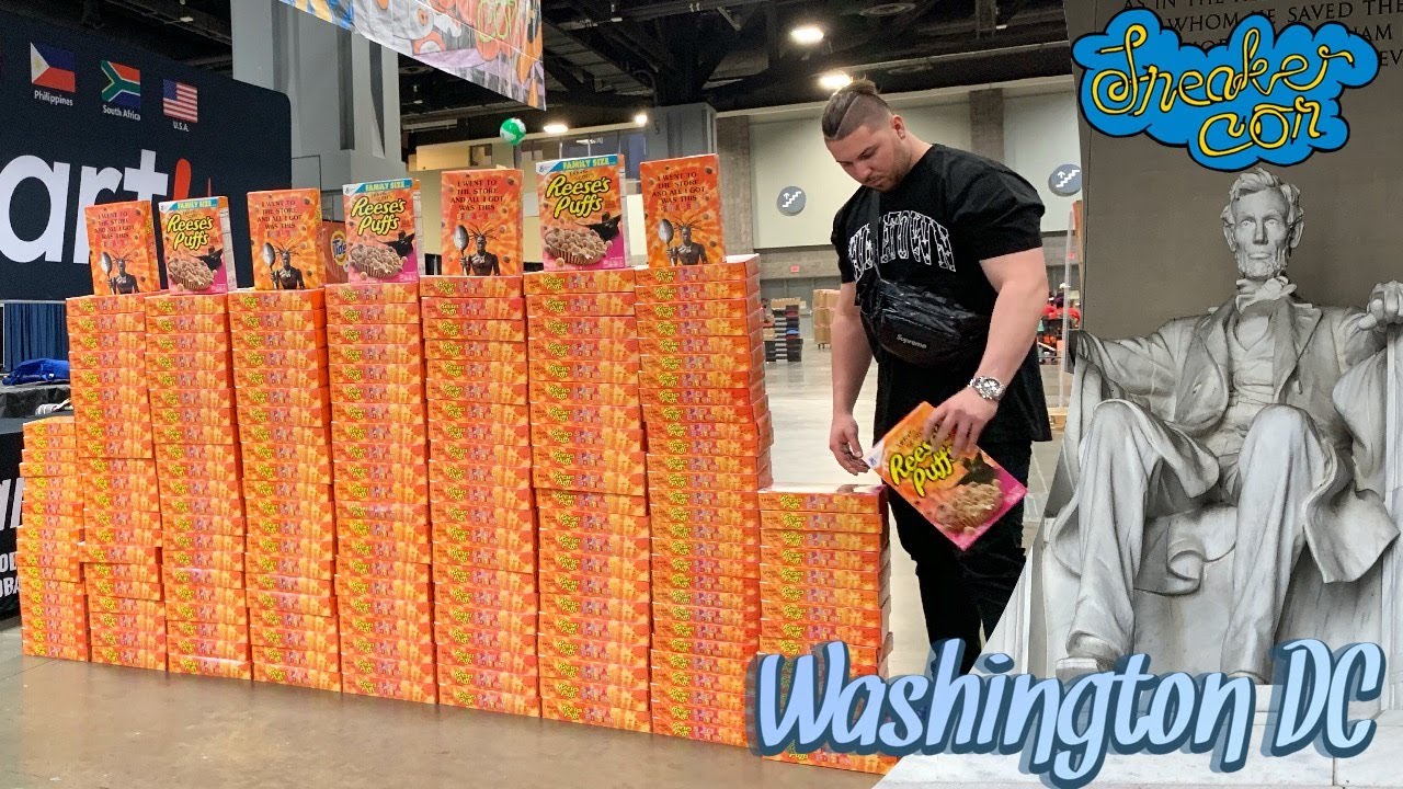 BUYING 400+ TRAVIS SCOTT CEREAL Boxes in Washington D.C.