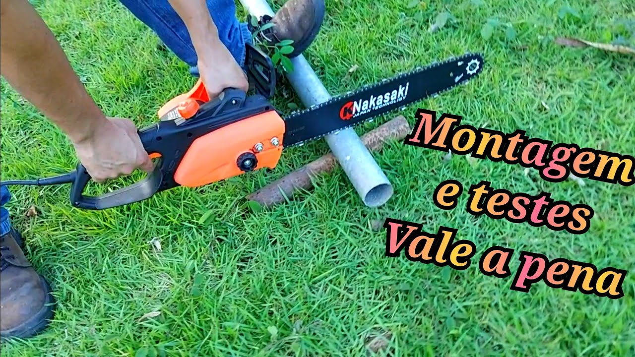 não compre motosserra eléttrica antes de ver este video