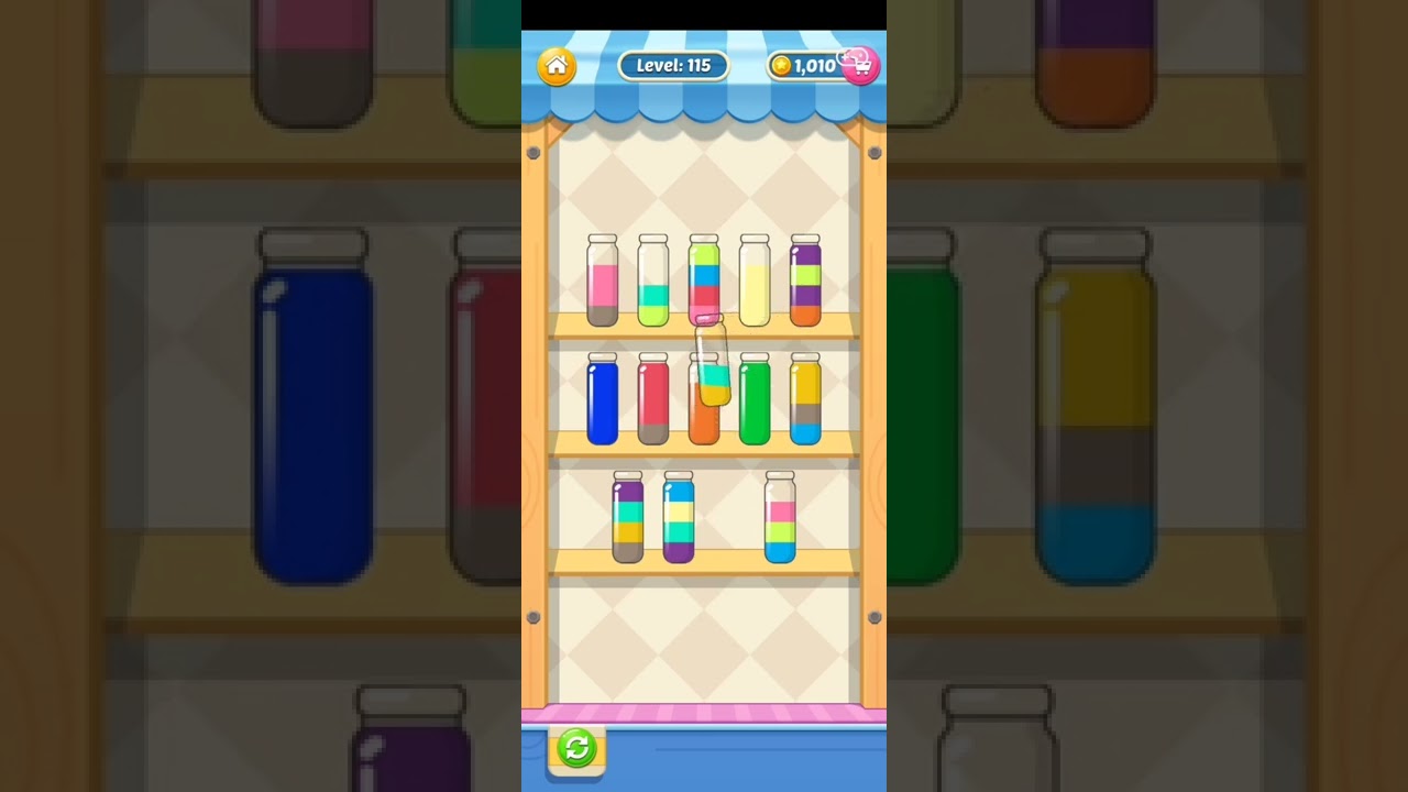 How to solve Water Sort Puzzle - 115