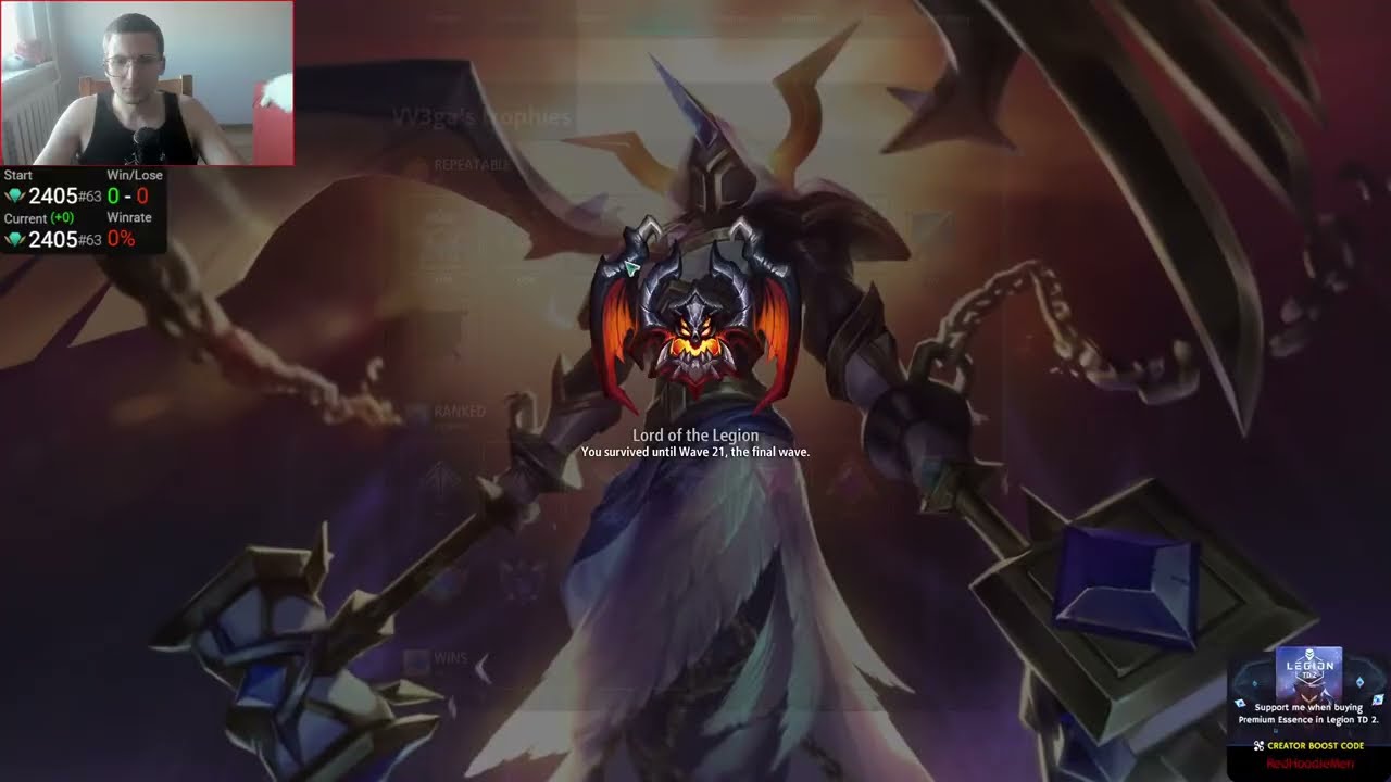 Учу играть в легион! | 3k elo gameplay | RedHoodieMan | Legion TD 2 | RU/ENG